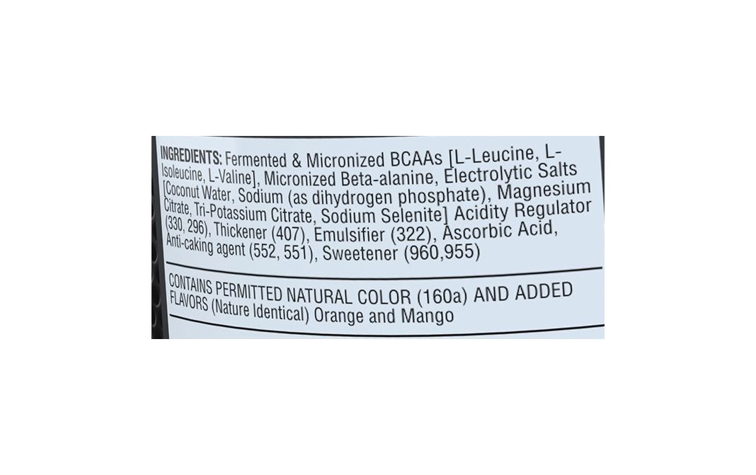 Procel Ultra-BCAA Orange-Mango Flavor    Plastic Jar  400 grams